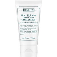Kiehl's Richly Hydrating Hand Cream, Coriander, 75ml