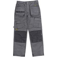 DeWalt Pro Tradesman Grey Trousers W36" L33"