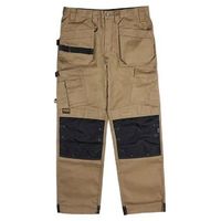 DeWalt Pro Tradesman Brown Trousers W34" L31"