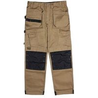 DeWalt Pro Tradesman Brown Trousers W38" L31"