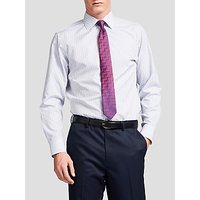 Thomas Pink Lipson Stripe Slim Fit Shirt, Blue/White