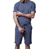 Hamilton And Hare Terry Cotton Sweat Shorts, Cobalt Blue