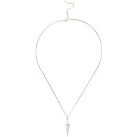 Claudia Bradby Freshwater Pearl Geometric Blade Pendant Necklace, Silver/White