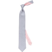 Thomas Pink Elephant Geo Print Woven Silk Tie