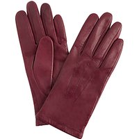 John Lewis Leather Fleece Lined Gloves