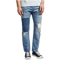 Edwin ED-55 Regular Tapered Jeans, Rainbow Selvage Denim Pulled Wash
