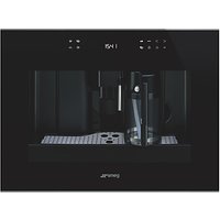 Smeg CMS4601NX Dolce Stil Novo Coffee Machine, Black/Stainless Steel
