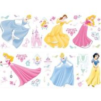 Disney Princess Multicolour Self Adhesive Wall Sticker (L)700mm (W)250mm