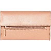 Modalu Erin Leather Continental Wallet, Dusky Pink
