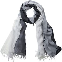 Pure Collection Aubrie Dip Dye Scarf, Grey