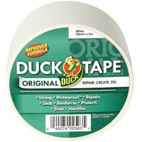 Duck White Cloth Tape (L)5M (W)50mm Pack Of 12