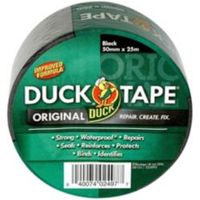 Duck Black Cloth Tape (L)25M (W)50mm Pack Of 6