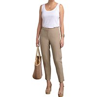 Pure Collection Silk Linen Trousers