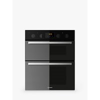 Indesit IDU6340BL Built-Under Electric Double Oven, Stainless Steel