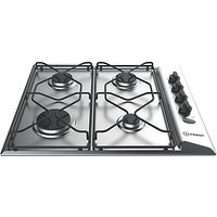 Indesit Aria PAA642IXI Built-In Gas Hob, Stainless Steel