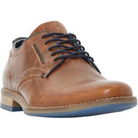 Dune Piped Derby Shoes, Tan