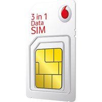 Vodafone 3-in-1 SIM Pack, £10 Top Up