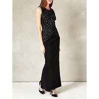 Phase Eight Collection 8 Embry Full Length Dress, Black/Silver
