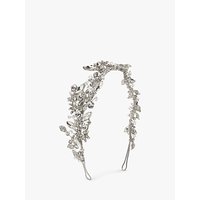 Ivory & Co. Starlit Sky Crystal And Cubic Zirconia Pave Side Headpiece, Silver
