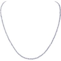 Ivory & Co. Silhouette Round Cubic Zirconia Necklace, Silver