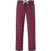 John Lewis Bisley Poplin Check Lounge Pants, Red/Multi