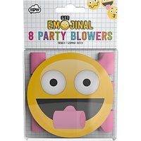 Emojinal Party Blowers, Pack Of 8