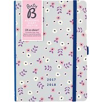 Busy B Floral Mid Year Academic Diary, 2017/2018