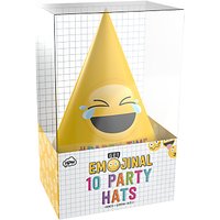 Emojinal Party Hats, Pack Of 10