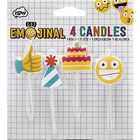 Emojinal Candles, Pack Of 4