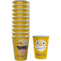 Emojinal Paper Cups, Pack Of 10