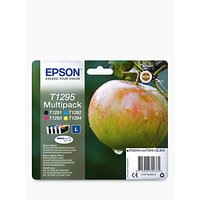 Epson Apple T1295 Inkjet Printer Cartridge Multipack, Pack Of 4