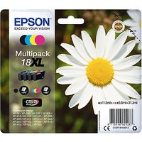 Epson Daisy T1816 XL Inkjet Printer Cartridge Multipack, Pack Of 4