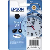 Epson Alarm Clock T2701 Inkjet Printer Cartridge, Black