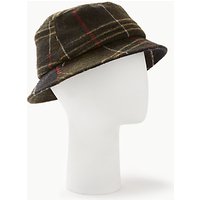 Barbour Galloway Tartan Bucket Hat, Green/Multi