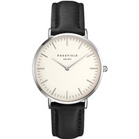 ROSEFIELD Women's The Bowery Leather Strap Watch