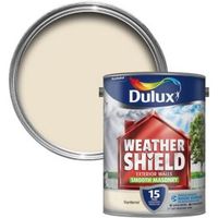 Dulux Weathershield Gardenia Cream Matt Masonry Paint 5L