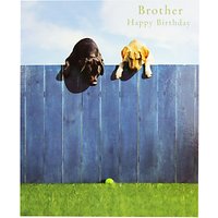 Woodmansterne Labradors Brother Birthday Card