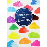 Paper Salad Sorry You Are Leaving Card