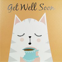 Really Good Get Well Soon Cat Card