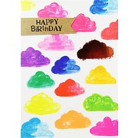 Paper Salad Cloud Happy Birthday Card