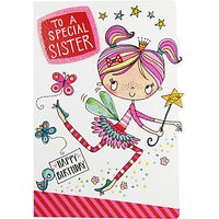 Rachel Ellen Special Sister Birthday Card