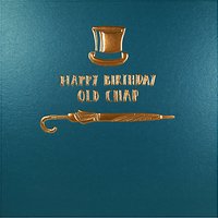 Woodmansterne Old Chap Hat Birthday Card
