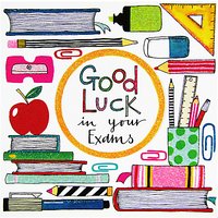 Rachel Ellen Good Luck In Your Exams Greeting Card