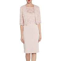 Gina Bacconi Crepe And Stretch Lace Dress And Jacket