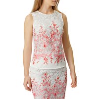 Damsel In A Dress Amily Top, Raspberry/Multi