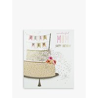 Portfolio Best Mum Cake Birthday Card