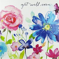 Mint Joyful Blooms Greeting Card