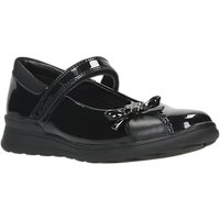 Clarks Children's Gloforms Mariel Wish Patent Mary Jane School Shoes, Black
