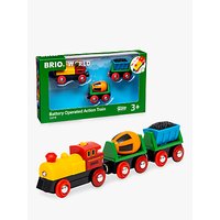 Brio Battery Operated Train And Wagons