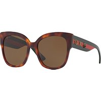 Gucci GG0059S Square Sunglasses, Tortoise/Brown